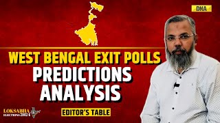 Lok Sabha Elections 2024 Exit Polls Analysis Of West Bengal Exit Poll Results I NDA Vs TMC [upl. by Grigson335]