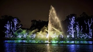 APRESENTAÇÃO DE NATAL NAS ÁGUAS NO PARQUE IBIRAPUERA 2018 [upl. by Naerda]