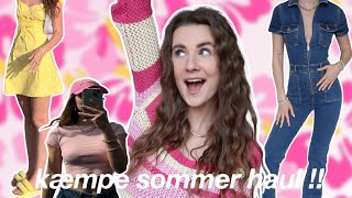 KÆMPE SOMMER UNBOXING HAUL  TRYON  PullampBear Bershka Pacsun  flere [upl. by Eseuqcaj]