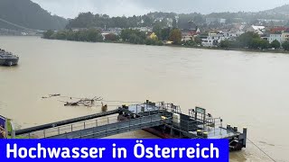 Hochwasser in Österreich Donau 15092024 [upl. by Devy606]