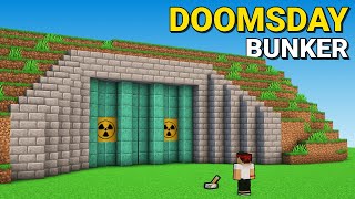 The WORLDS Safest Doomsday Bunker In Minecraft [upl. by Anilrats503]