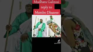 mudhara Galitos reply to Mambo Duterere [upl. by Howe]