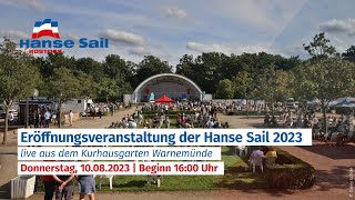 Eröffnungsveranstaltung der Hanse Sail 2023 [upl. by Tam]