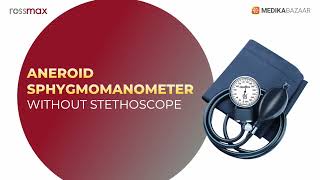 Rossmax Aneroid Sphygmomanometer Without Stethoscope [upl. by Artek]