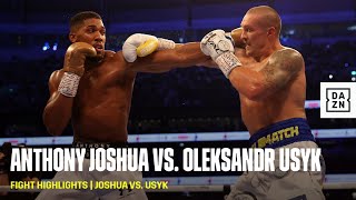 FIGHT HIGHLIGHTS  Anthony Joshua vs Oleksandr Usyk [upl. by Mauldon355]