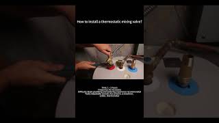 How to install a thermostatic mixing valve [upl. by Gaultiero]