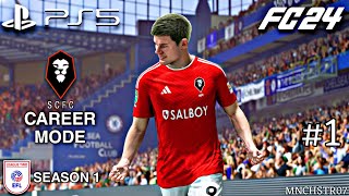 Salford City Career Mode Season 1 EFL League Two Episode 1  Realistic Graphic Gameplay  FC24  PS5 [upl. by Nimref]