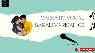 Sarali Varisai  2  3speeds  Basic Lessons for Beginners  Carnatic Music  DJ World [upl. by Paolina]