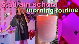 my 530am school morning routine productive of course [upl. by Oecam]