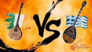 Greek Bouzouki vs Irish Bouzouki [upl. by Terhune]