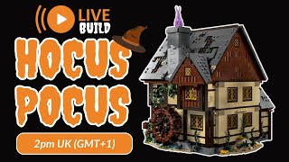 🏰✨Lego Hocus Pocus House LIVE Build 🧙‍♀️🔴 [upl. by Cock]