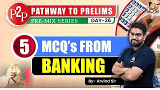 Can you Solve These 5 Banking MCQs  Economy for UPSC Prelims 2025  Sleepy Classes IAS [upl. by Dry543]