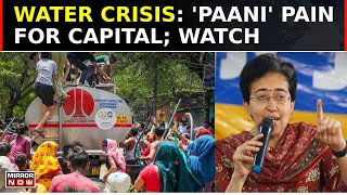 Delhi Water Crisis  AAPs Atishi Holds Emergency Meet  Water Tanker War Room Set Up  Watch [upl. by Ronoc723]