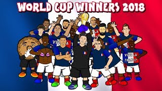 🇫🇷🏆 FRANCE WIN THE WORLD CUP 🏆🇫🇷 France vs Croatia 42 Highlights Goals Parody 2018 [upl. by Catlaina]