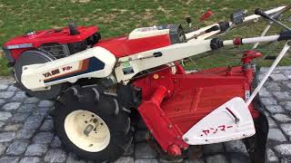 Yanmar YA85 with rotovator h [upl. by Saeger]