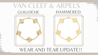 Van Cleef amp Arpels Guilloche amp Hammered Wear and Tear Update [upl. by Aneetsyrk]