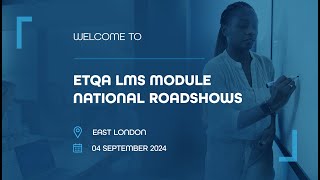 MICT SETA ETQA LMS Roadshow  East London [upl. by Nahtanaj]