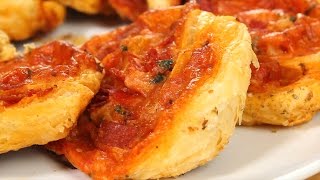 Puff Pastry Pizza Wheels [upl. by Otrebcire]