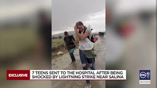 7 teens hospitalized after being shocked by lightning strike in central Utah [upl. by Nuahsyd]