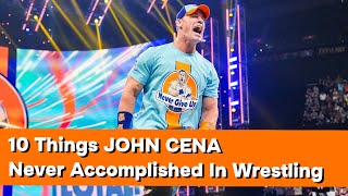 10 Things John Cena NEVER ACCOMPLISHED IN WRESTLING  WWE wwe wweuniverse [upl. by Tai]