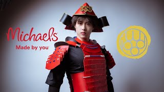 Iwood Cosplay x Michaels Craft Store  How to Make Samurai Armor [upl. by Theis99]