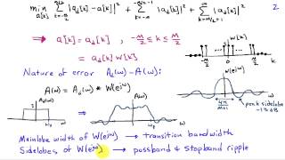 The Window Method of FIR Filter Design [upl. by Lekcim]