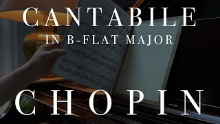 Chopin Cantabile in BFlat Major B 84  Matthew Parrella [upl. by Ilise]