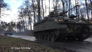 Konvoi britischer FV 510 Warrior am TrÜbPl Senne [upl. by Shabbir859]