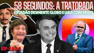 58 Segundos a TRATORADA de Bolsonaro  Estadão DESMENTE Globo  Lula Com MEDO da Direita em 2024 [upl. by Jasen]