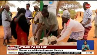 Familia zilizoathirika na ukame Mandera zapokea msaada wa mifugo [upl. by Mccomb]