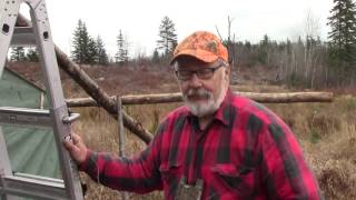 A wonderful heating system for winter tent camping wood stove Part 1 [upl. by Linkoski]