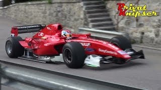 Dallara GP2 David HAUSER  St Ursanne Les Rangiers 2013  Amazing Sound High Speed Hillclimb [upl. by Penhall993]