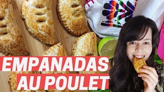 EMPANADAS au POULET MEXICAIN Recette FACILE [upl. by Tansey]