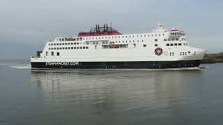 Manxman arriving at Heysham 10th October 2023 [upl. by Natsrik]