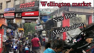 Kolkata’s Cheapest Bike Accessories at Wellington Market  Rider Heaven  Bengali Vlog modification [upl. by Kraul]