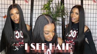 I 100 Recommend  ISEE MCap Wear Go Straight 9x6 HD Lace Glueless Wig Pre Bleached Tiny Knots Wig [upl. by Odraleba]