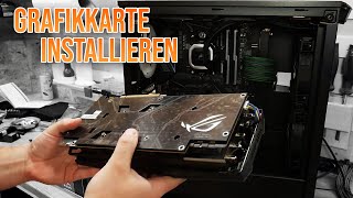 Tutorial zum Grafikkarte einbauen und worauf du achten musst AMD  NVIDIA 8 [upl. by Livi]