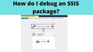 69 How do I debug an SSIS package [upl. by Asa]