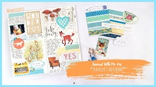 Journal With Me 18 TRAVELERS NOTEBOOK    INKIE QUILL [upl. by Eillod]