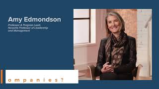 Amy Edmondson  Psychological Safety Part 1 [upl. by Camm]