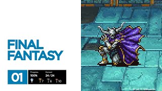 Final Fantasy I Pixel Remaster Platinum Trophy Guide 01  Chaos Shrine  Mount Duergar [upl. by Aimekahs]