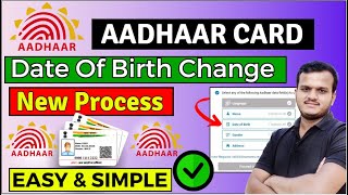 How To Change Date Of Birth In Aadhar Card  Aadhar card me DOB kaise change kare  Latest Process [upl. by Htaeh412]