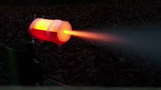 3d printed polymer rocket engine test 6 [upl. by Aldon909]