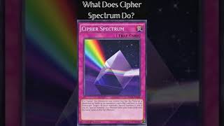 What Does Cipher Spectrum Do [upl. by Suoivatnod]