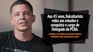 Aos 45 anos fisiculturista volta aos estudos e conquista o cargo de Delegado da PCBA [upl. by Adel]