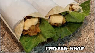 Zinger Twister Wrap RecipeChicken Twister Wrap Recipe [upl. by Barbur]