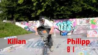 Game of BIKE Kilian Treek VS Philipp Borsch [upl. by Bolitho]