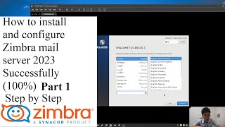 Configure Zimbra Mail Server on CentOS 7 SUCESSFULLY 100 Step by Steps 2023  Part 1 In Des👇 [upl. by Layney]