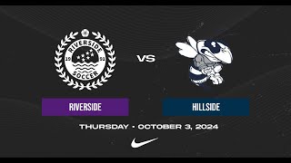 Riverside Mens Soccer vs Hillside 10324 [upl. by Tymothy]