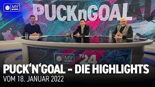 PucknGoal – die Highlights  18 Januar 2022 [upl. by Zetroc]